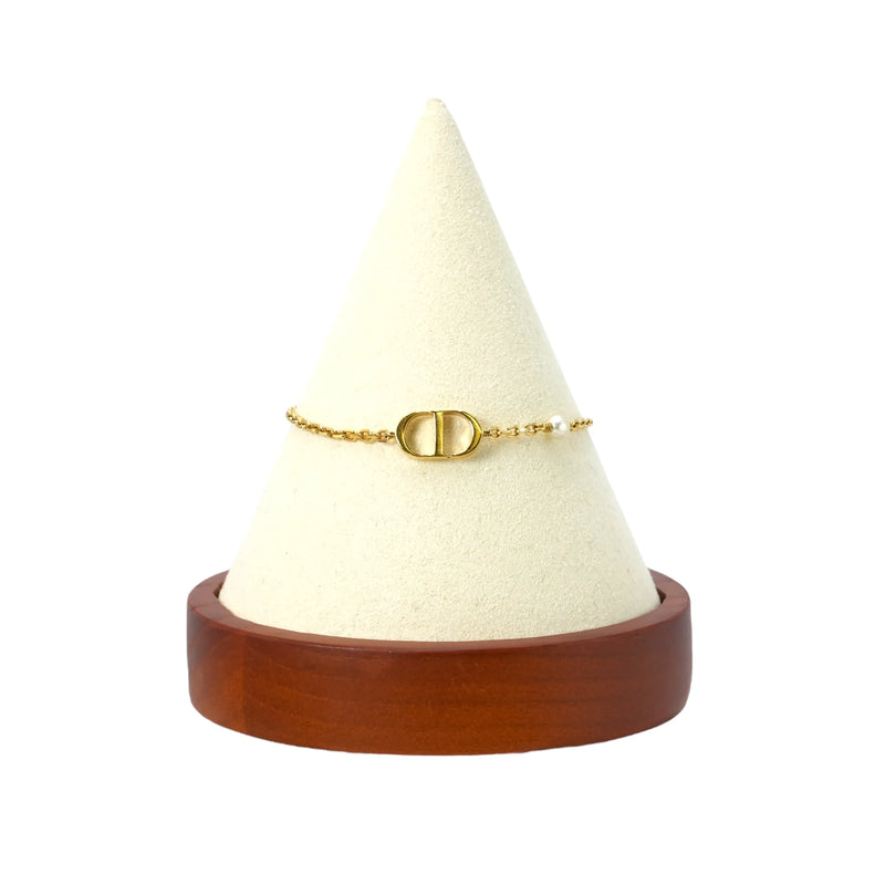 Dior CDロゴ パール ブレスレット - メタル - 35908