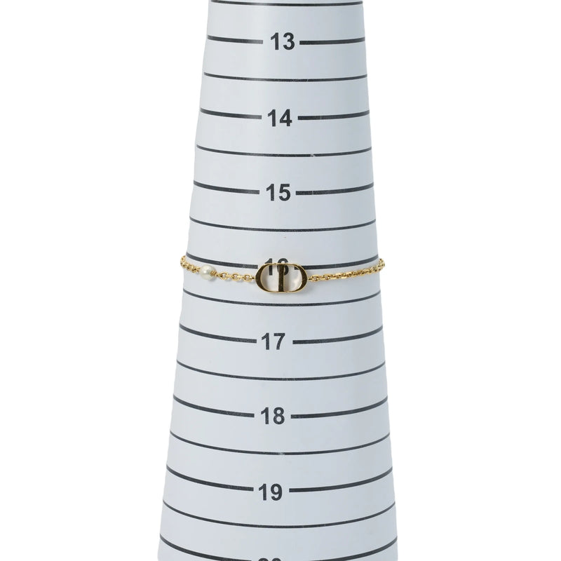 Dior CDロゴ パール ブレスレット - メタル - 35908