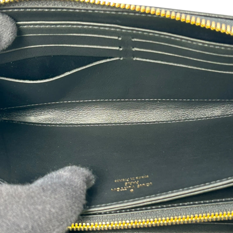Louis Vuitton モノグラム ラムレザー クッサン ジッピーウォレット 長財布 ロングウォレット - ブラック