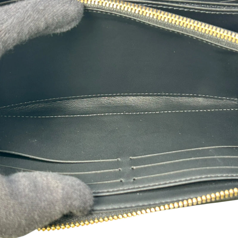 Louis Vuitton モノグラム ラムレザー クッサン ジッピーウォレット 長財布 ロングウォレット - ブラック
