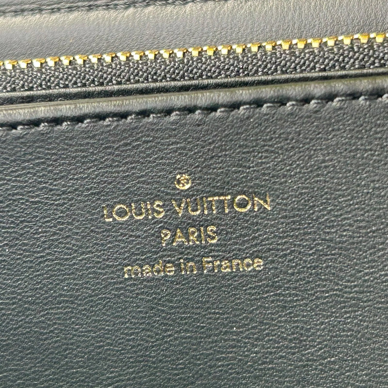 Louis Vuitton モノグラム ラムレザー クッサン ジッピーウォレット 長財布 ロングウォレット - ブラック
