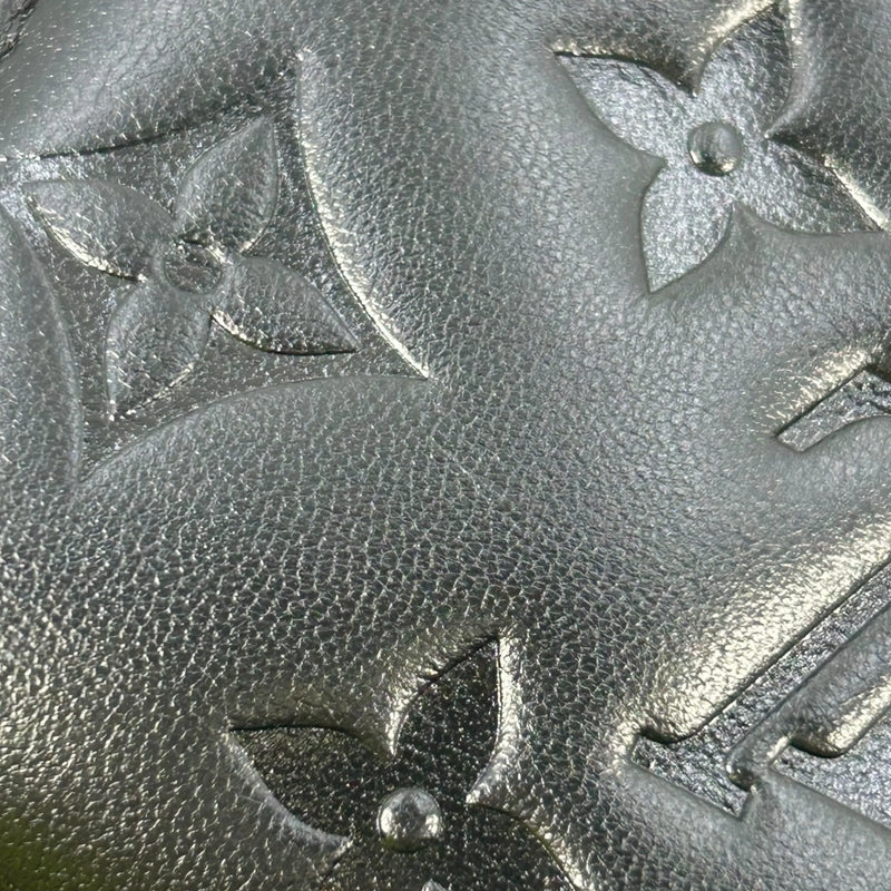 Louis Vuitton モノグラム ラムレザー クッサン ジッピーウォレット 長財布 ロングウォレット - ブラック