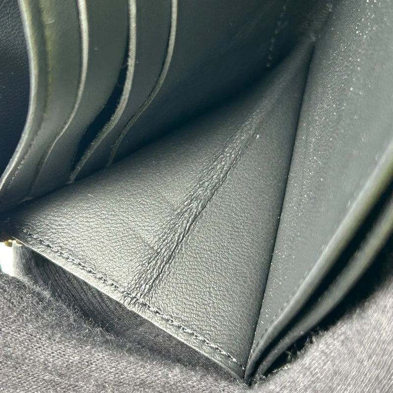 Louis Vuitton モノグラム ラムレザー クッサン ジッピーウォレット 長財布 ロングウォレット - ブラック