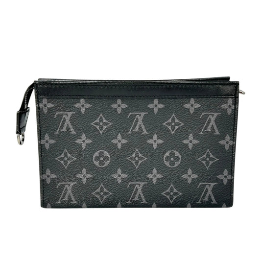 Louis Vuitton Gaston Wearable Wallet Monogram Eclipse Canvas Shoulder Bag - Black 