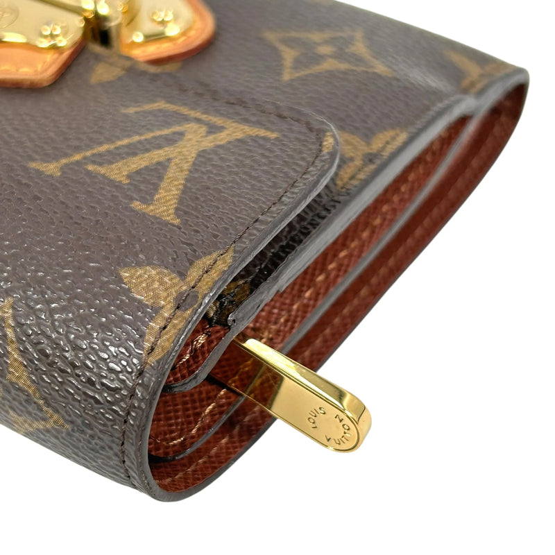 Louis Vuitton モノグラム キャンバス ポルトフォイユ ジョイ 二つ折り財布 コンパクトウォレット - ブラウン