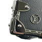 Louis Vuitton カーフレザー サイドトランクPM シルバー金具 ハンドバッグ ショルダーバッグ - ブラック