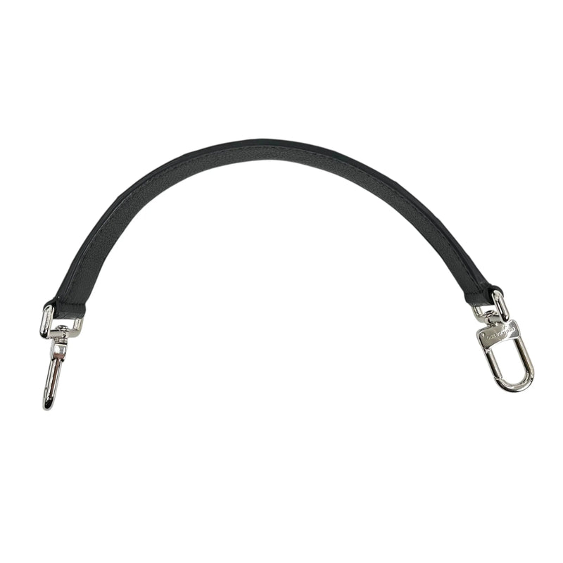 Louis Vuitton カーフレザー サイドトランクPM シルバー金具 ハンドバッグ ショルダーバッグ - ブラック