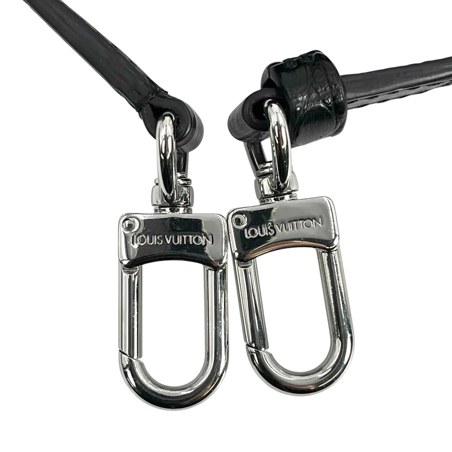 Louis Vuitton カーフレザー サイドトランクPM シルバー金具 ハンドバッグ ショルダーバッグ - ブラック