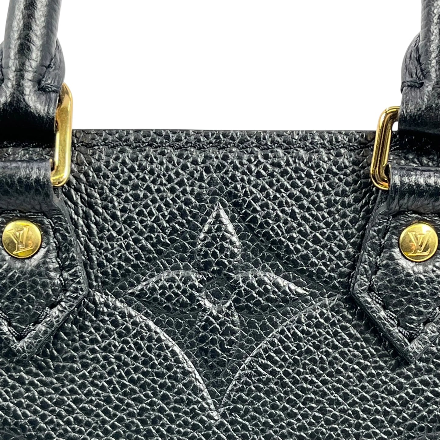 Louis Vuitton Monogram Empreinte Petite Sac Plat Handbag/Shoulder Bag - Black - 36232 