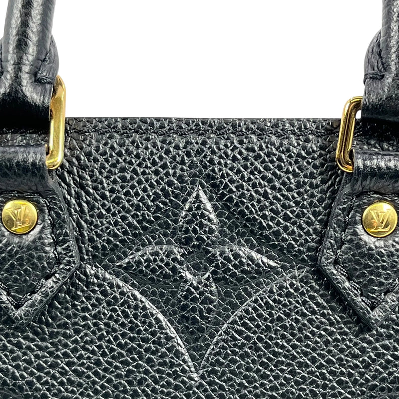 Louis Vuitton Monogram Empreinte Petite Sac Plat Handbag/Shoulder Bag - Black - 36232 