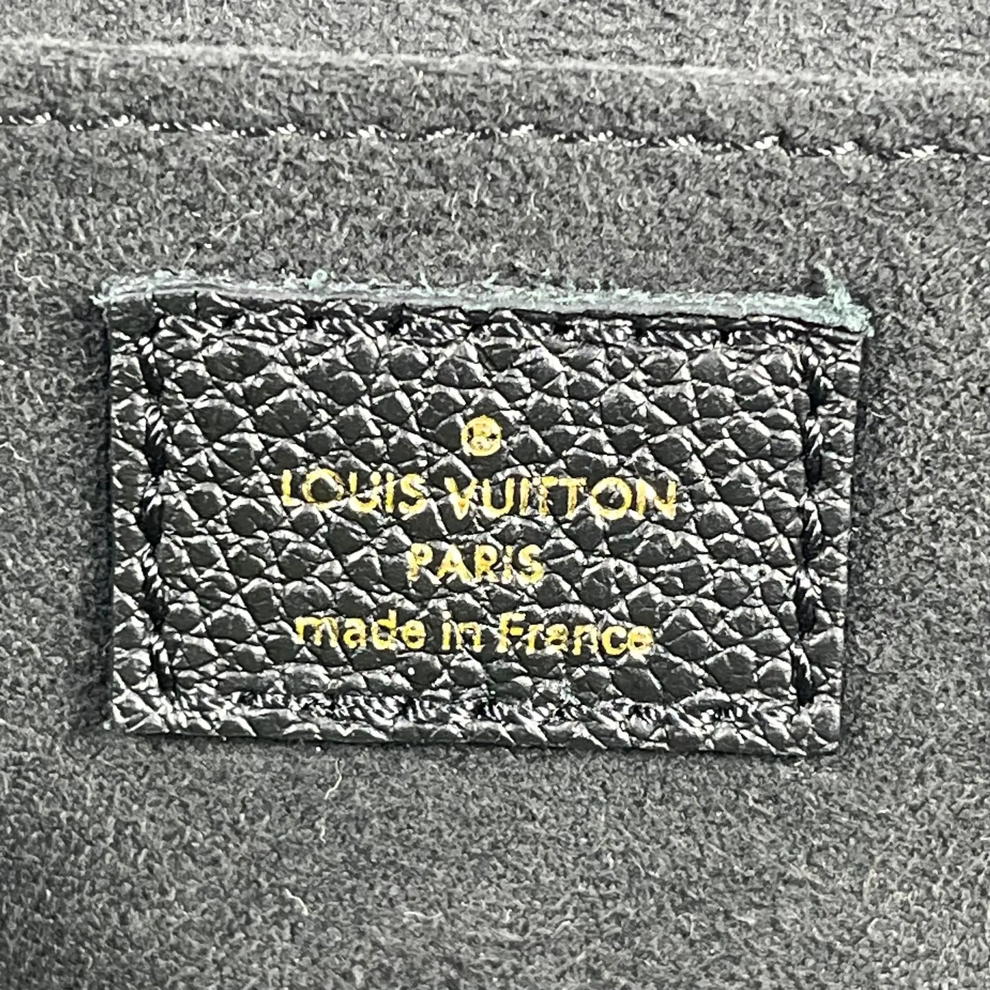 Louis Vuitton Monogram Empreinte Petite Sac Plat Handbag/Shoulder Bag - Black - 36232 