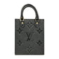 Louis Vuitton Monogram Empreinte Petite Sac Plat Handbag/Shoulder Bag - Black - 36232 