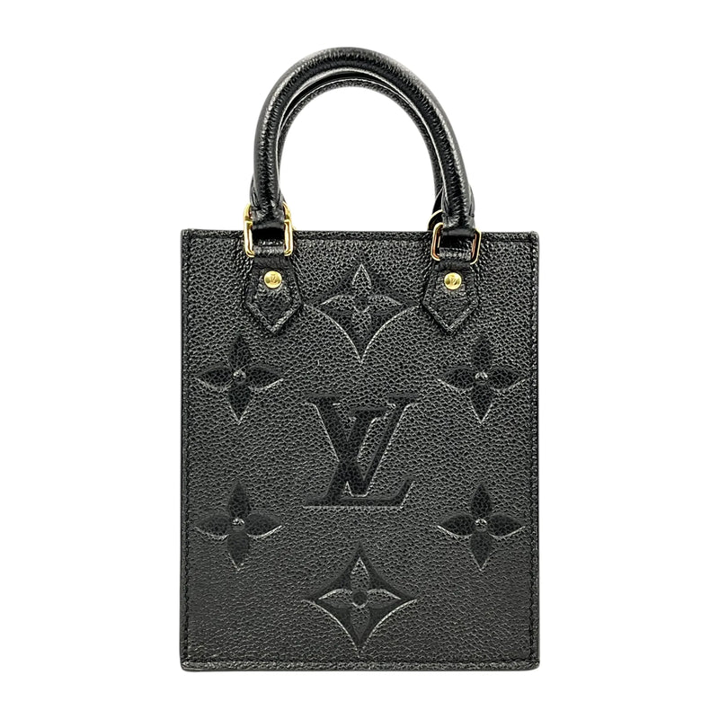 Louis Vuitton Monogram Empreinte Petite Sac Plat Handbag/Shoulder Bag - Black - 36232 