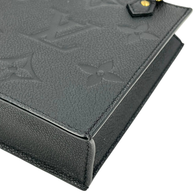 Louis Vuitton Monogram Empreinte Petite Sac Plat Handbag/Shoulder Bag - Black - 36232 