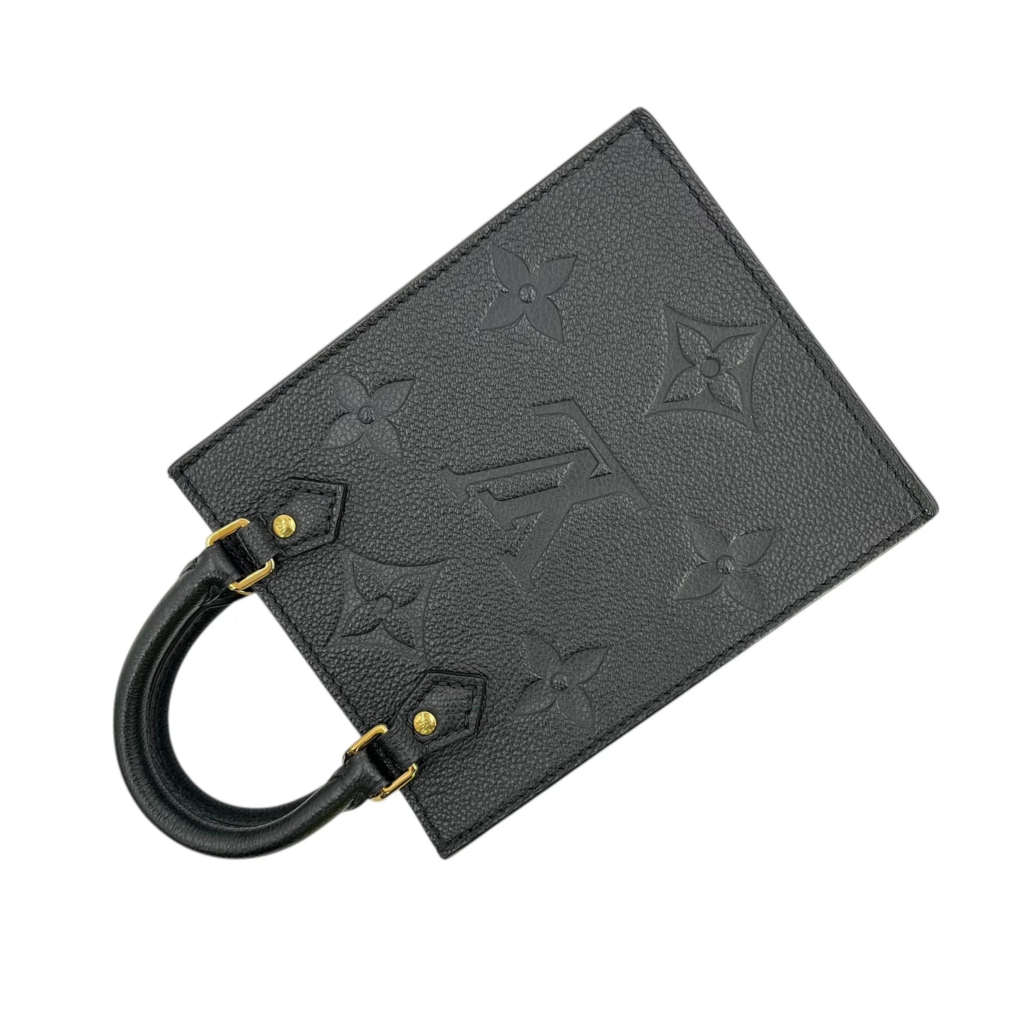 Louis Vuitton Monogram Empreinte Petite Sac Plat Handbag/Shoulder Bag - Black - 36232 
