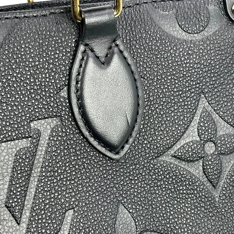 Louis Vuitton Monogram Empreinte On-the-Go New Arrival Handbag/Shoulder Bag - Black - 36237 