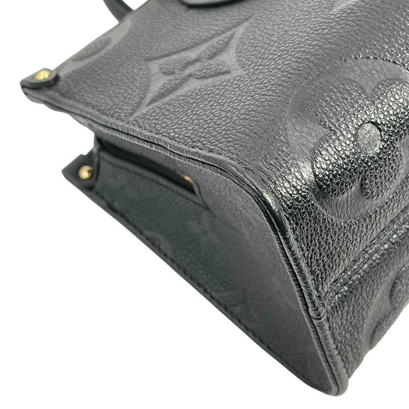 Louis Vuitton Monogram Empreinte On-the-Go New Arrival Handbag/Shoulder Bag - Black - 36237 