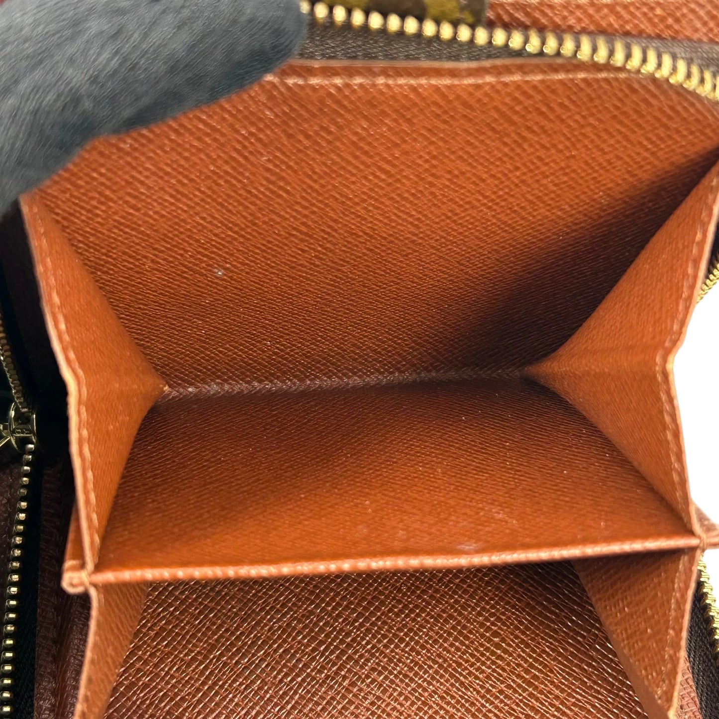 Louis Vuitton モノグラム キャンバス コンパクト ジップ 二つ折り財布 コンパクトウォレット - ブラウン