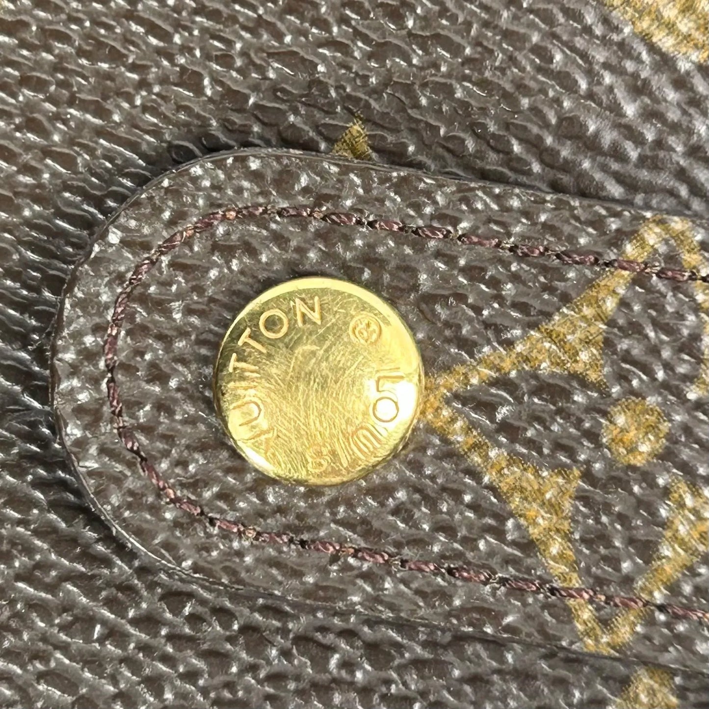 Louis Vuitton モノグラム キャンバス コンパクト ジップ 二つ折り財布 コンパクトウォレット - ブラウン