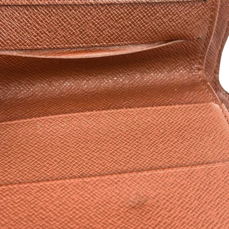 Louis Vuitton モノグラム キャンバス コンパクト ジップ 二つ折り財布 コンパクトウォレット - ブラウン