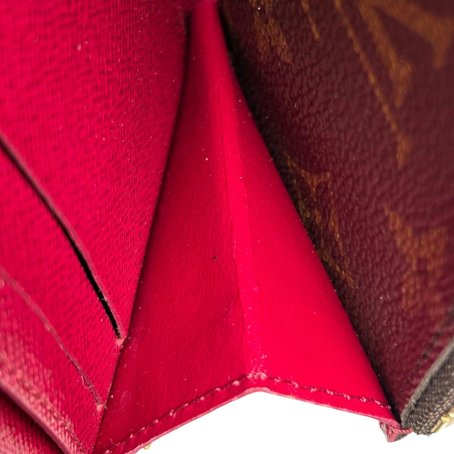 Louis Vuitton モノグラム キャンバス ポルトフォイユ クレマンス フューシャ 長財布 ロングウォレット - ブラウン