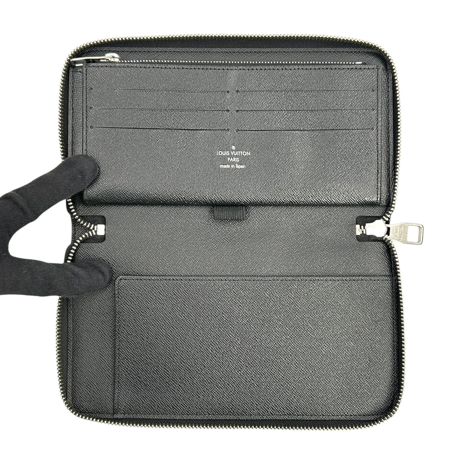 Louis Vuitton ダミエ グラフィット ジッピー オーガナイザー 長財布 ロングウォレット - グレー