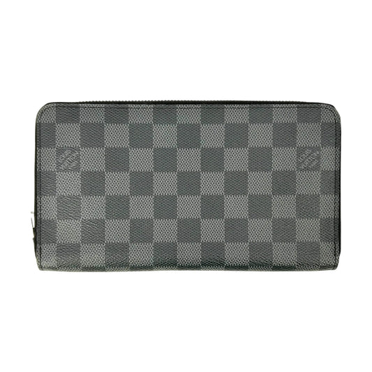 Louis Vuitton Damier Graphite Zippy Organizer Long Wallet - Gray 