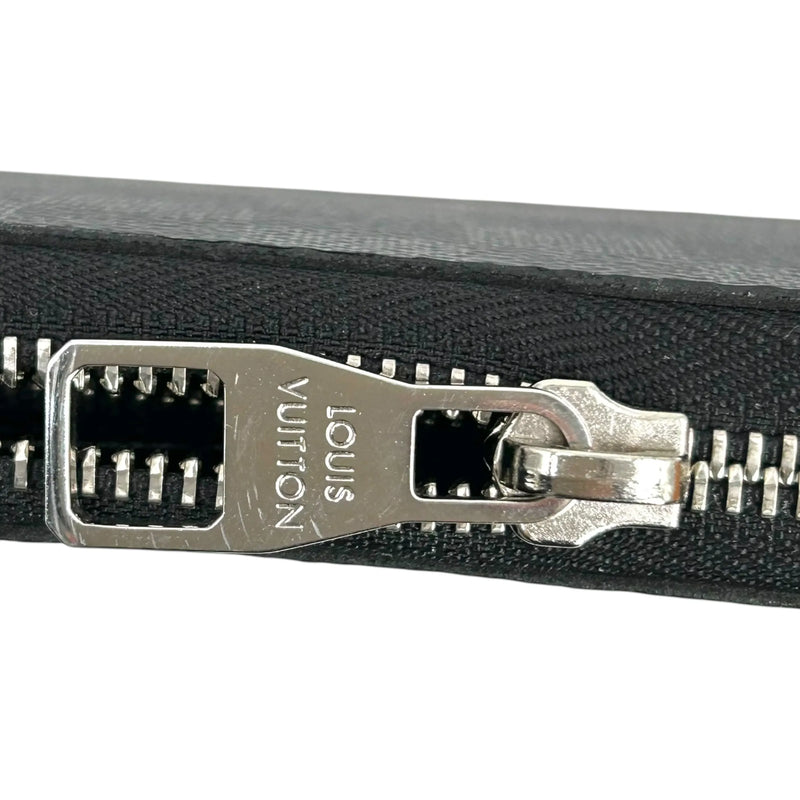 Louis Vuitton ダミエ グラフィット ジッピー オーガナイザー 長財布 ロングウォレット - グレー