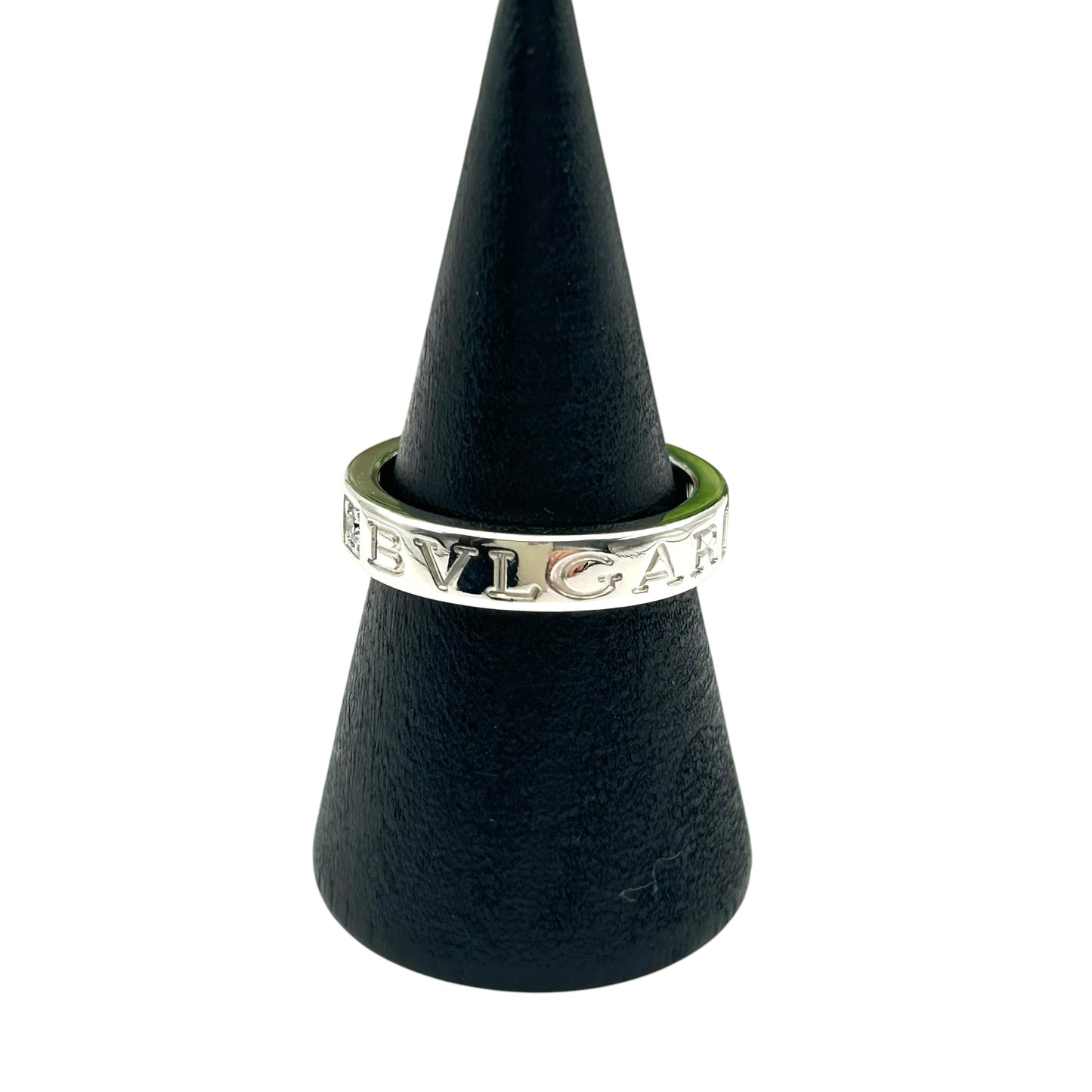 BVLGARI BB Double Logo Ring 1PD Diamond Ring Jewelry