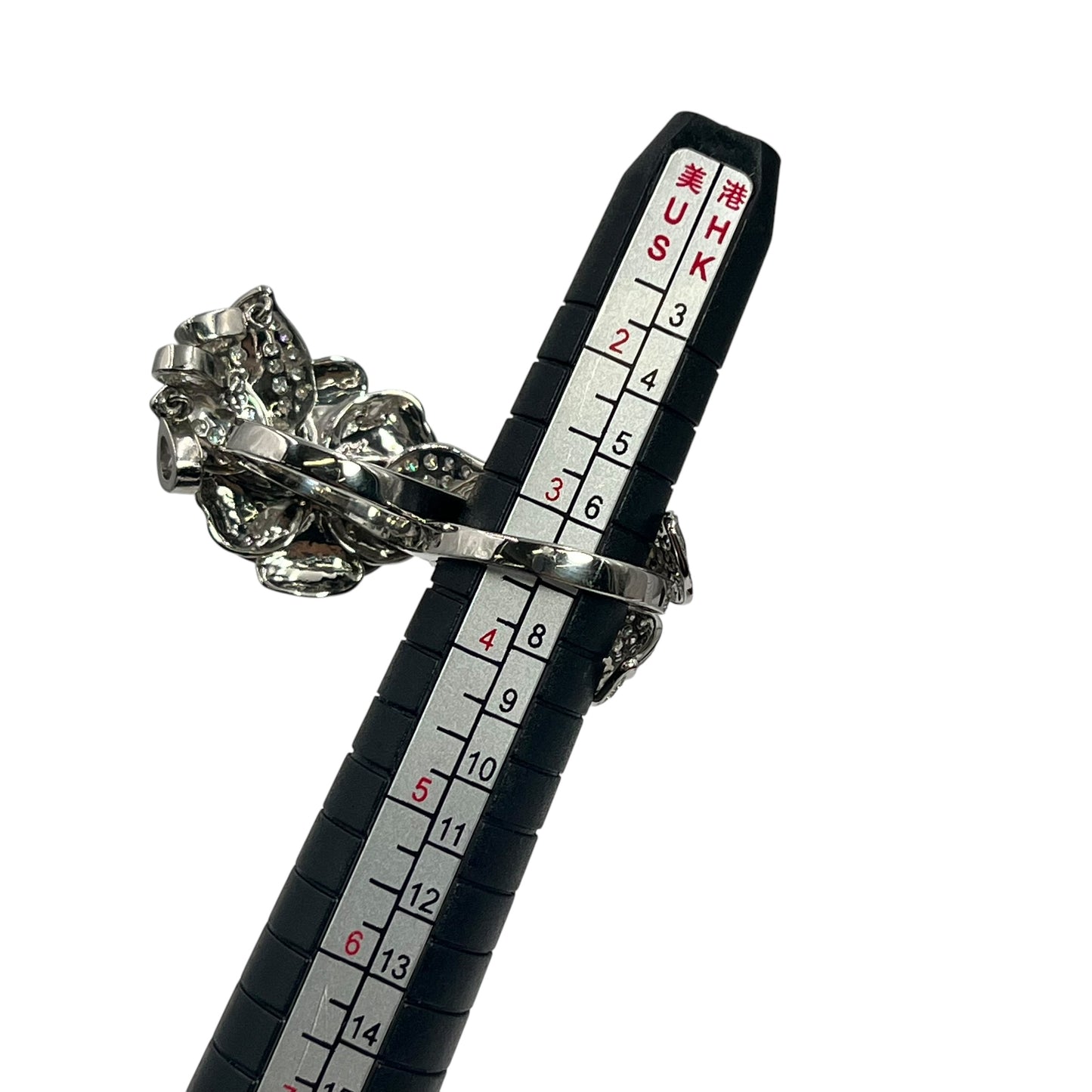 Platinum 950 Diamond Double Ring