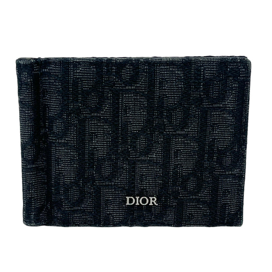 Dior Oblique Jacquard Compact Wallet