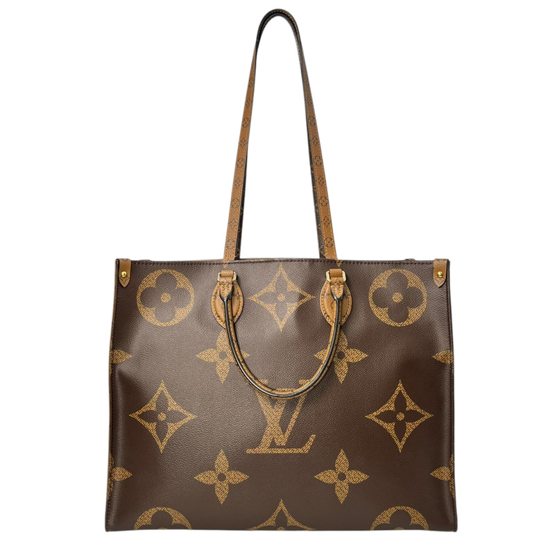 Louis Vuitton On The Go GM Brown Tote Bag