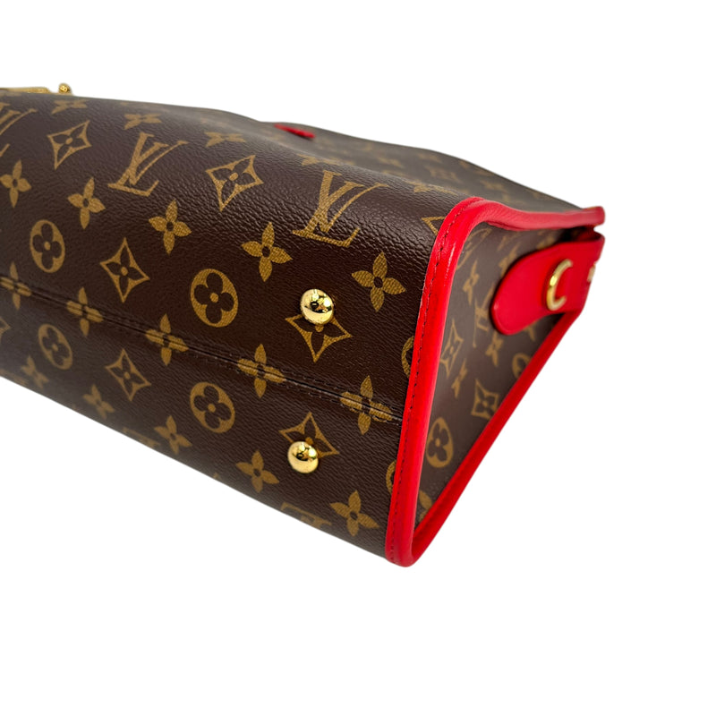 Louis Vuitton Monogram Popincourt PM Hand Bag Shoulder Bag - Red