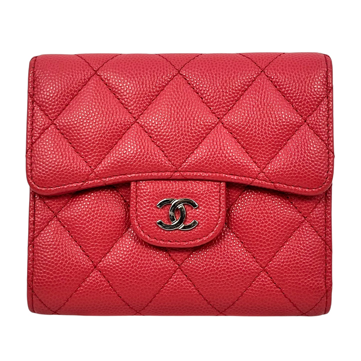 CHANEL Matelasse Caviar Skin Bi-fold wallet
