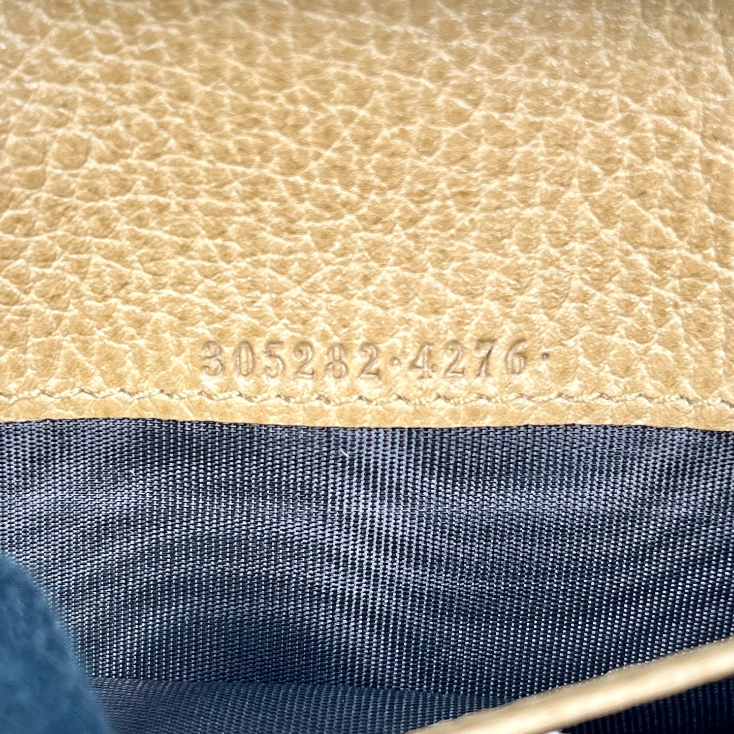 GUCCI Brown Leather Long Wallet