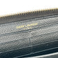 Saint Laurent YSL logo leather Round zip wallet
