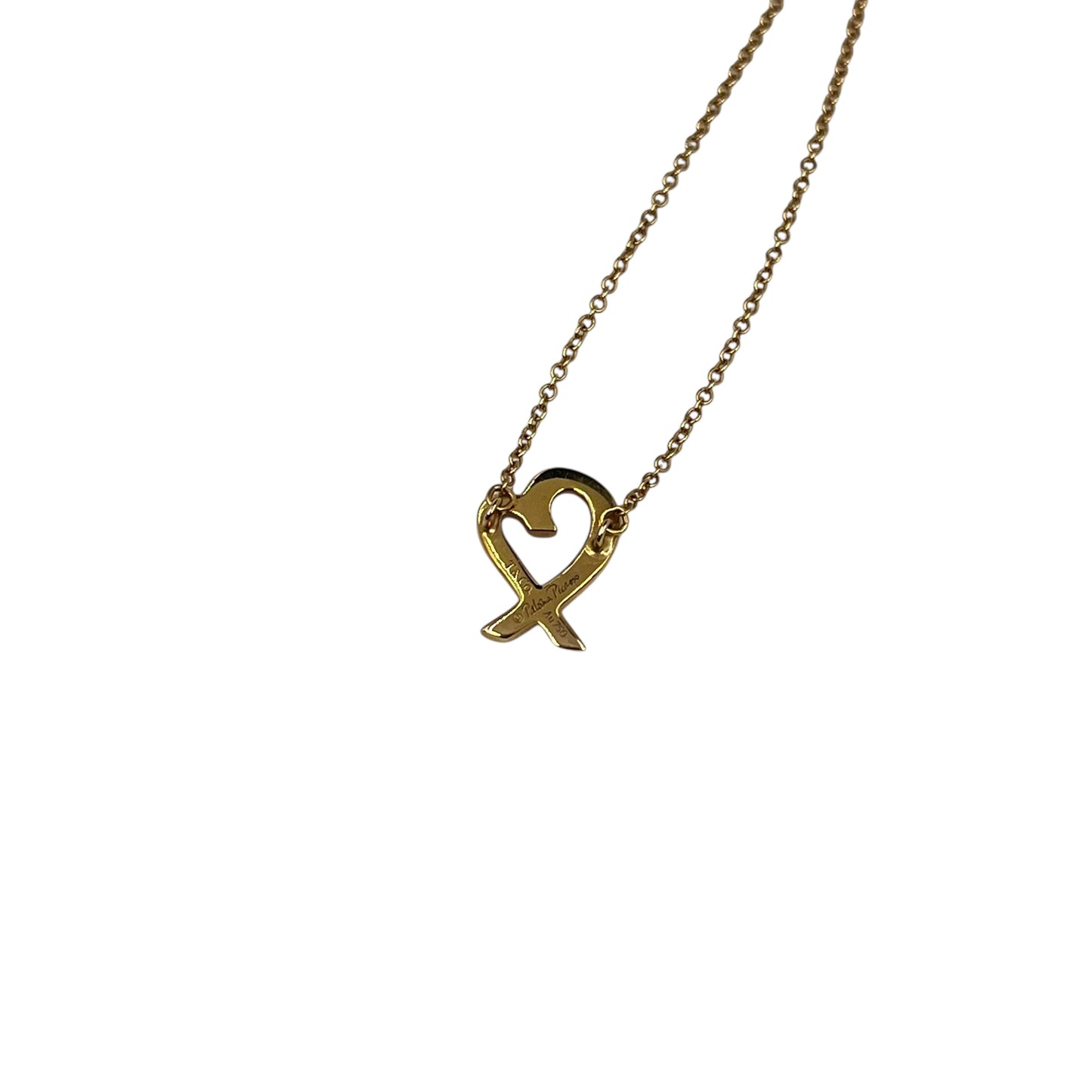Tiffany Loving Heart Pendant Necklace