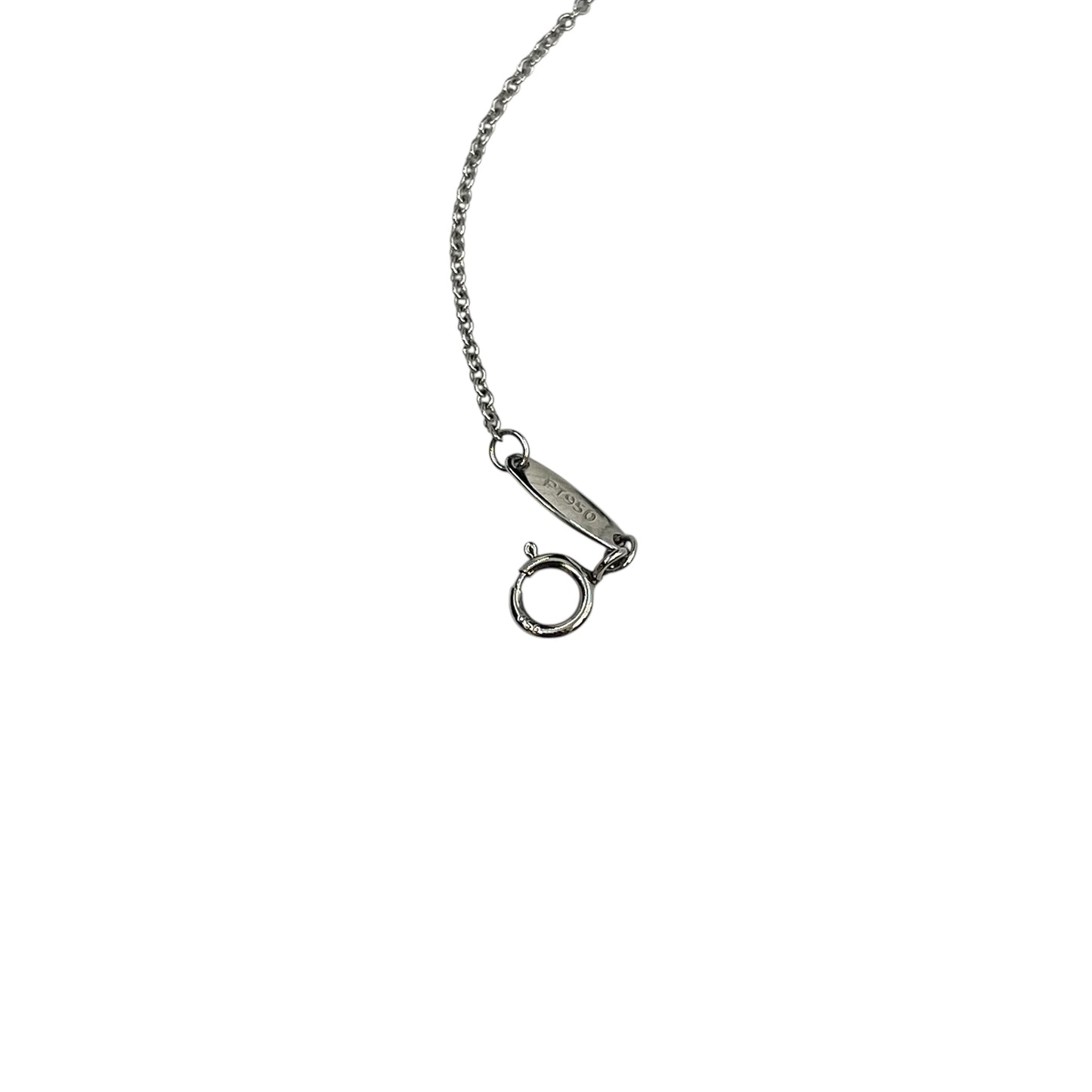 Tiffany & Co By The Yard Diamond Necklace Pt950
