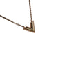 Louis Vuitton Essential V Necklace Rose Gold