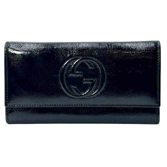 GUCCI Soho Interlocking long wallet