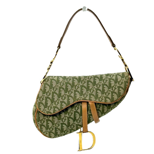 Dior Saddle Trotte canvas Shoulder Bag