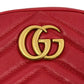 GUCCI GG Marmont Leather Body Bag - Red
