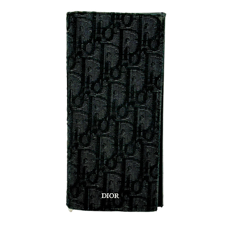 Dior Oblique Vertical Long Wallet - Black