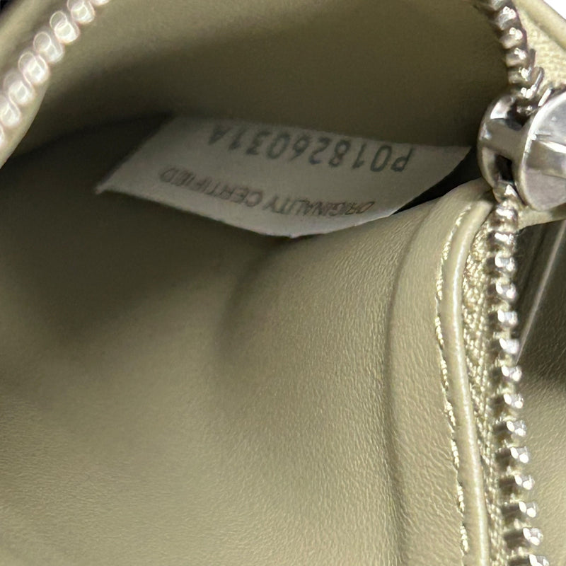 Bottega Veneta Maxi Intrecciato Zip Around Long Wallet - Beige