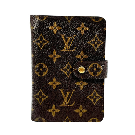 Louis Vuitton Monogram Portefeuille Porte-Papier Zip Compact Wallet - Brown - 32441