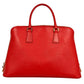 PRADA Galleria Saffiano Leather Hand Bag - Red