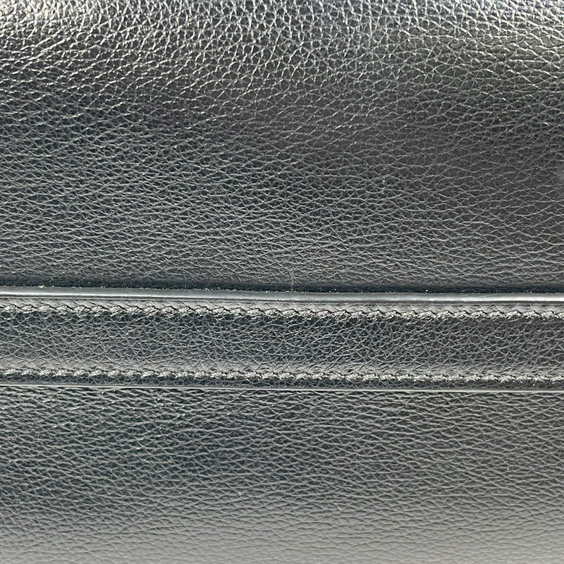 BURBERRY Leather Hand Bag - Black