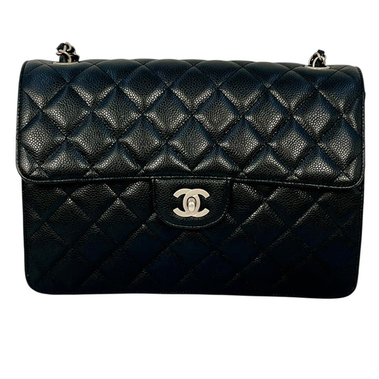 CHANEL Caviar Skin Matelasse Chain Shoulder Bag