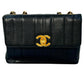 CHANEL Mademoiselle Chain Shoulder Bag - Black