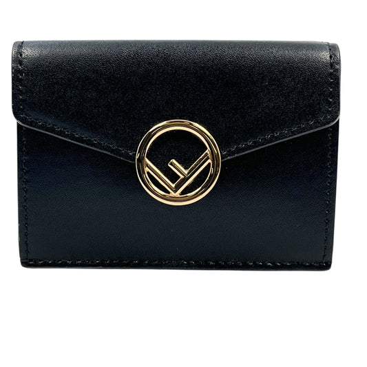 FENDI F Is Fendi Compact Wallet - Black
